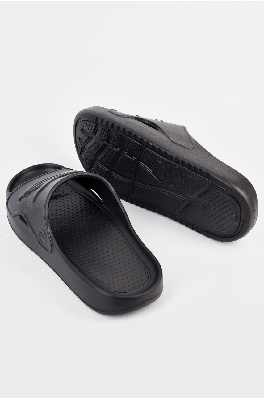 Шлепанцы мужские пена черного цвета 140 196878 Шлепанцы мужские пена черного цвета 140 196878