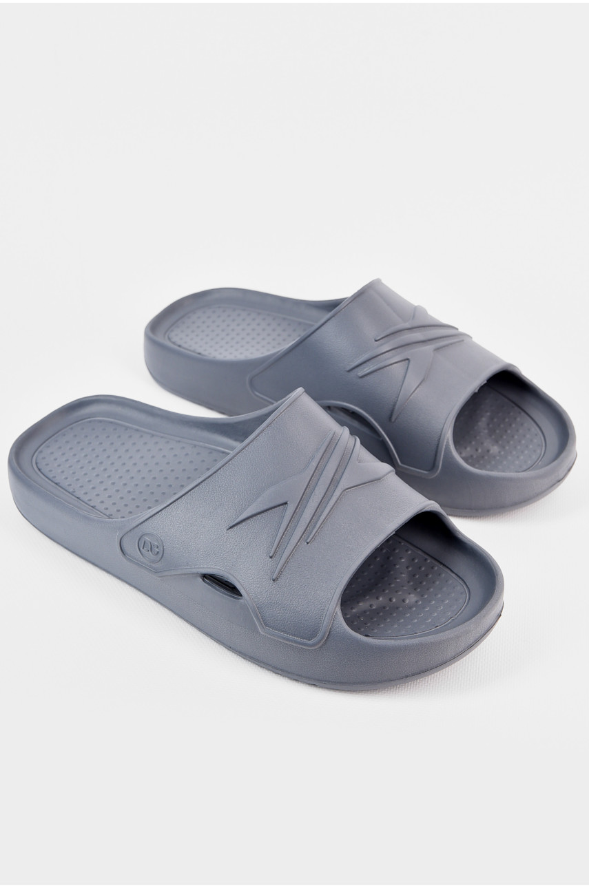 Шльопанці чоловічі піна сірого кольору 140 196879