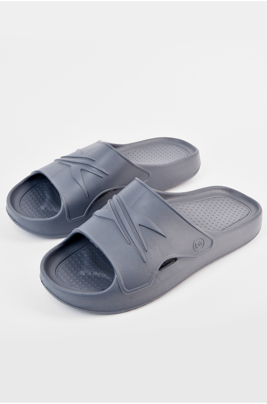 Шльопанці чоловічі піна сірого кольору 140 196879