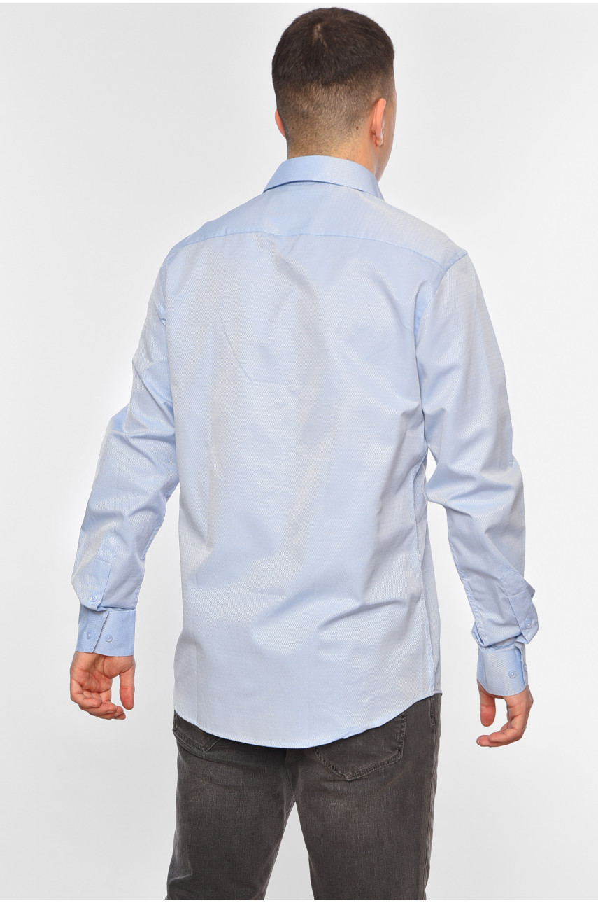 Рубашка мужская светло-голубого цвета 3019 196894 Рубашка мужская светло-голубого цвета 3019 196894