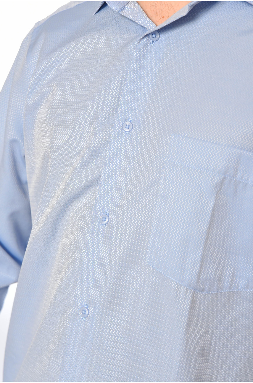 Рубашка мужская светло-голубого цвета 3019 196894 Рубашка мужская светло-голубого цвета 3019 196894