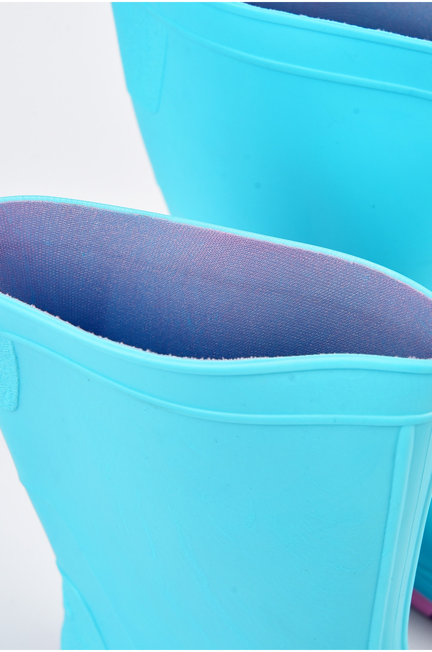 Сапоги резиновые детские голубого цвета ISO-9001 196927 Сапоги резиновые детские голубого цвета ISO-9001 196927