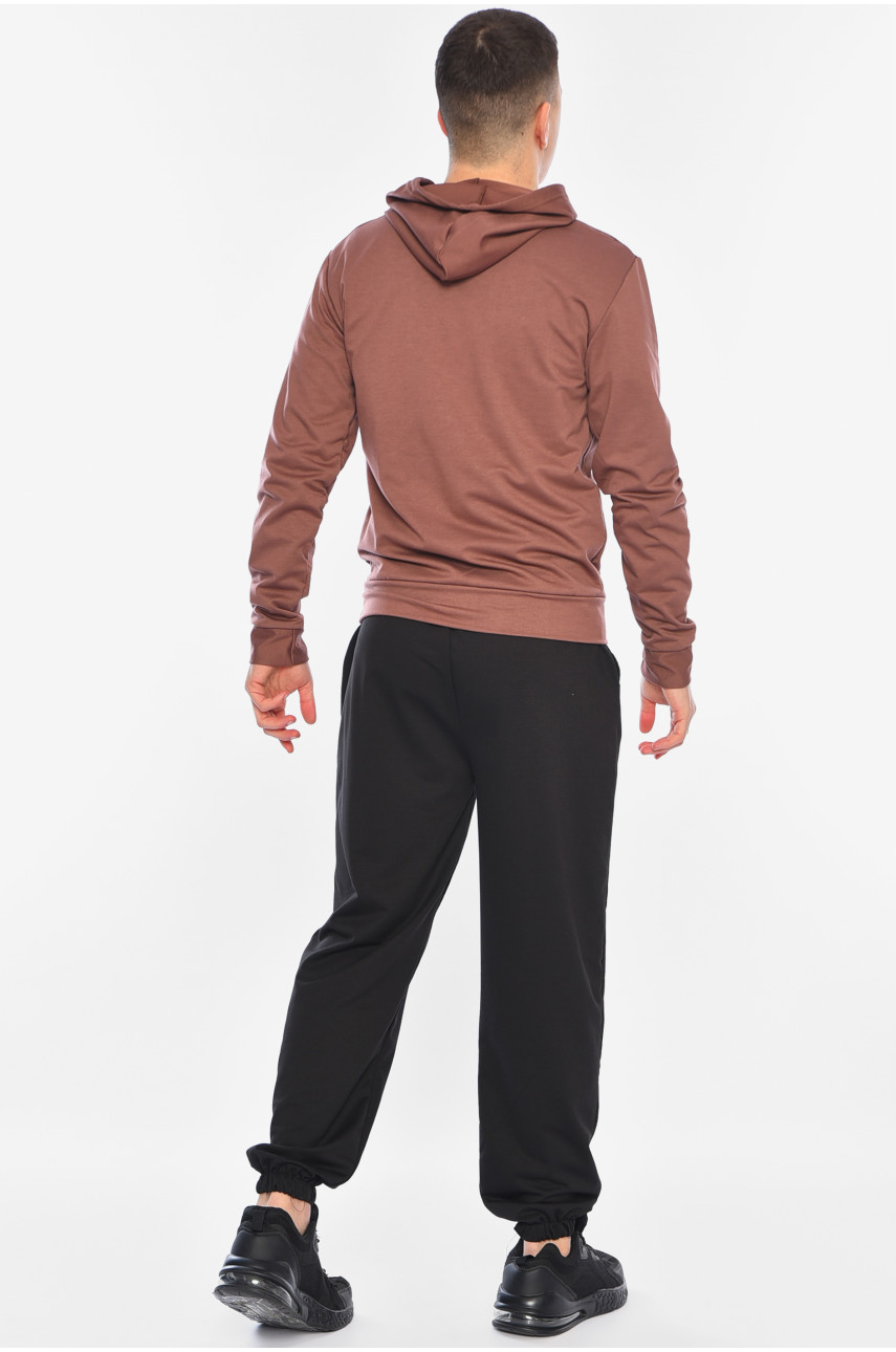 Спортивный костюм мужской терракотового цвета 196945