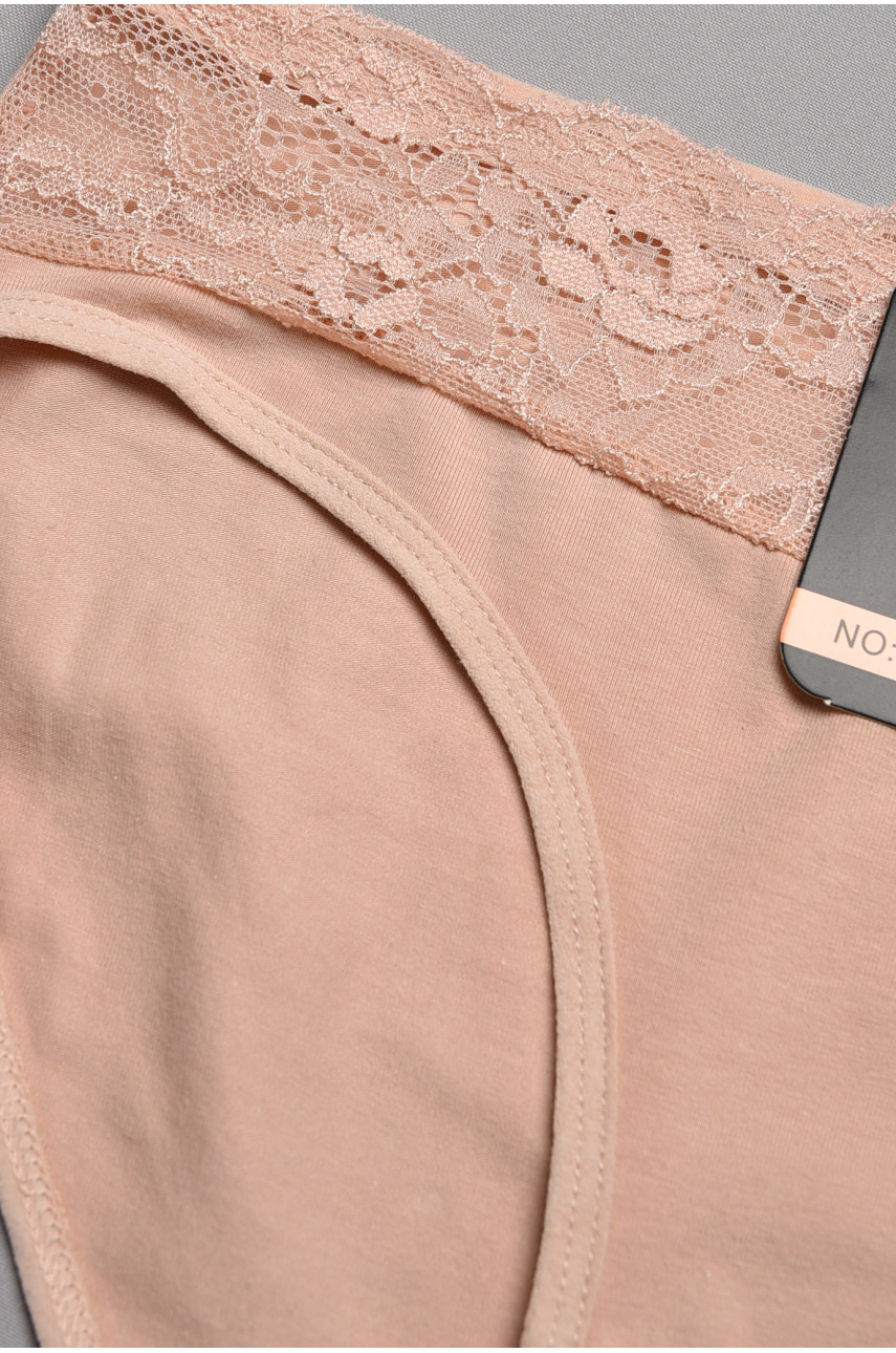 Трусы женские полубатальные персикового цвета 24127 196986