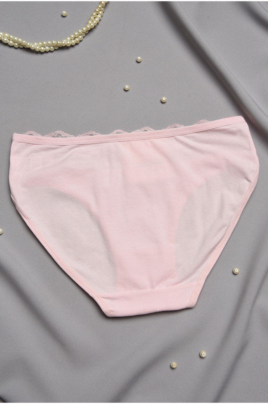 Трусы женские полубатальные светло-розового цвета 24127 196988