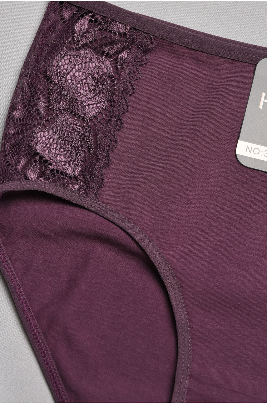 Трусы женские полубатальные фиолетового цвета 38330 196993 Трусы женские полубатальные фиолетового цвета 38330 196993