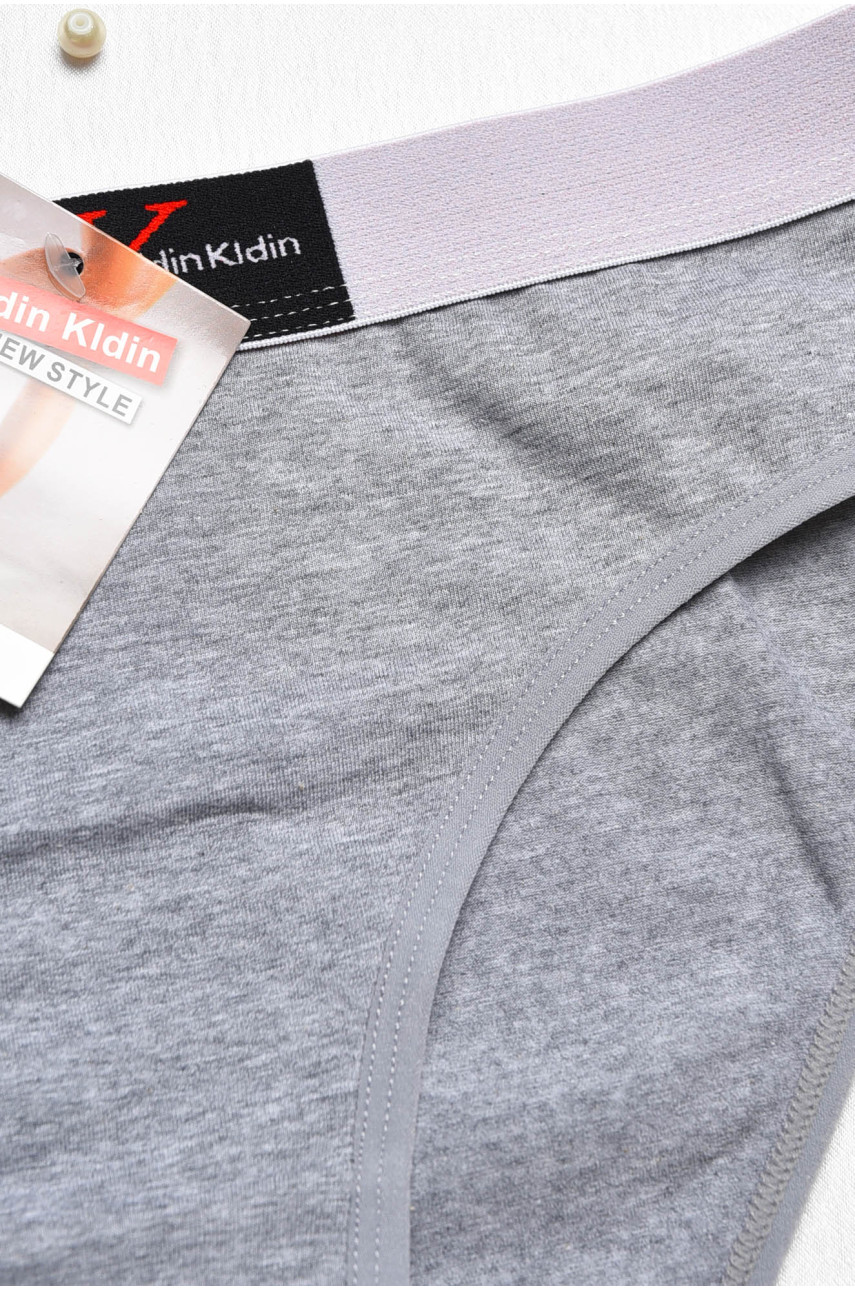 Труси жіночі однотонні сірого кольору G7072 197022 Труси жіночі однотонні сірого кольору G7072 197022