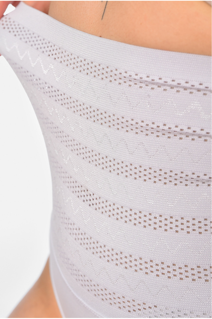 Труси з утяжкою жіночі напівбатальні білого кольору 6649 197058