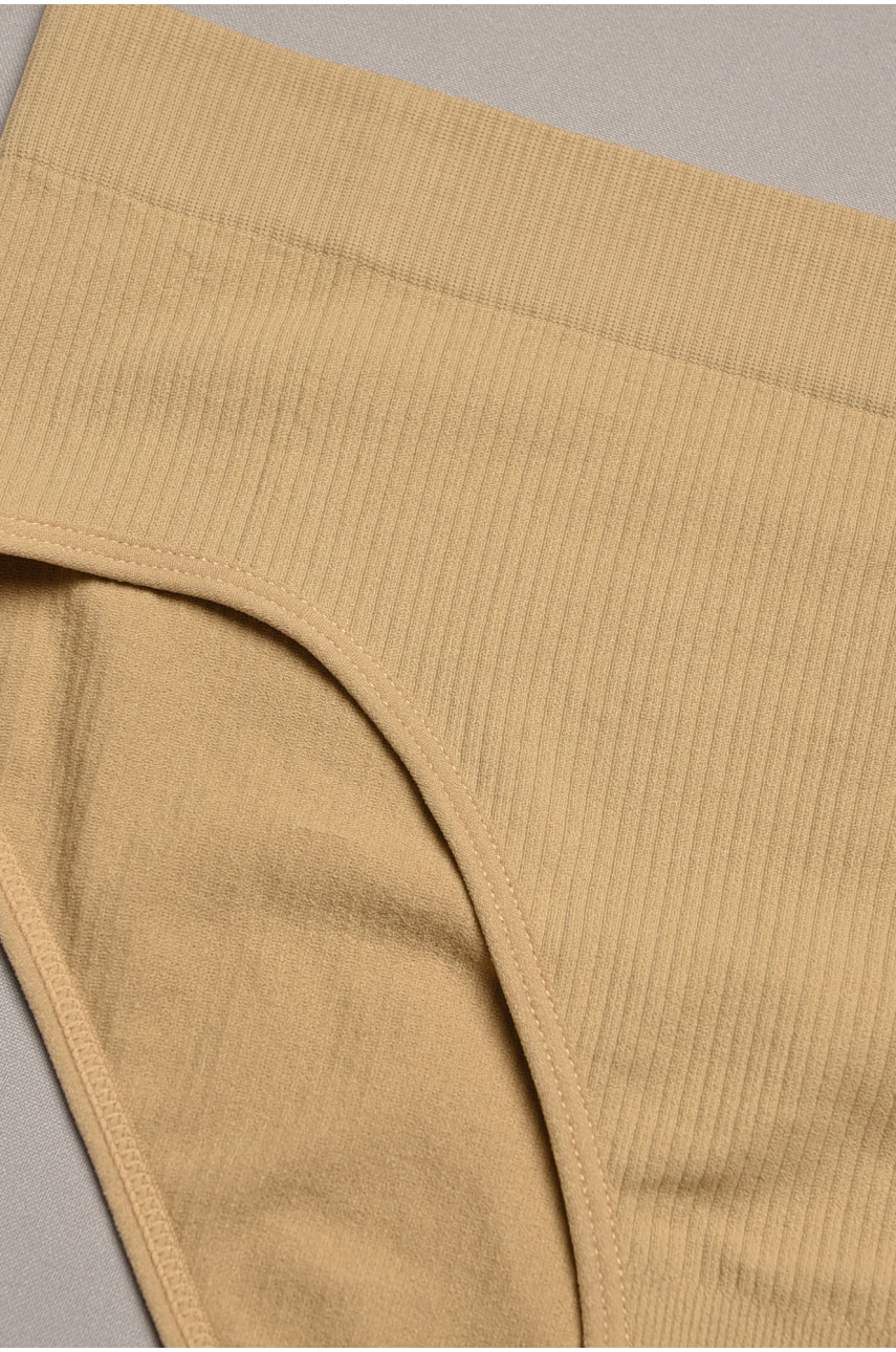 Труси жіночі напівбатальні бежевого кольору 3933-8 197072