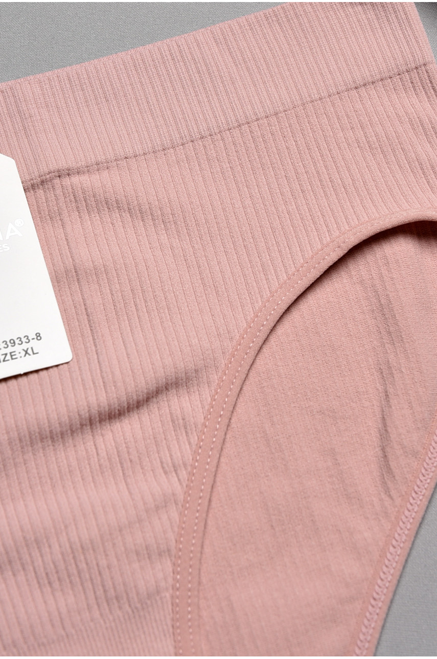 Труси жіночі напівбатальні рожевого кольору 3933-8 197076