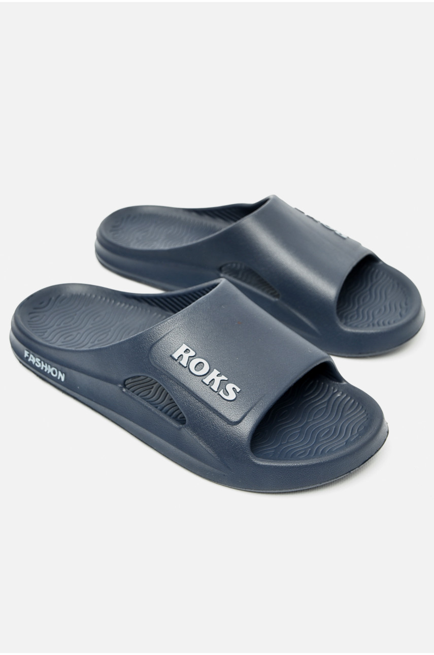 Шльопанці чоловічі піна темно-синього кольору 511 197095