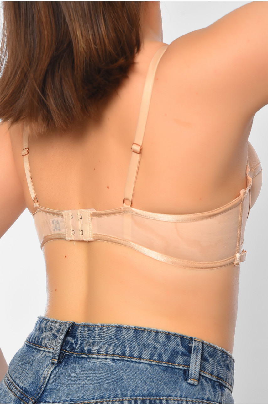 Бюстгальтер жіночий бежевого кольору чашка В J5962 197115