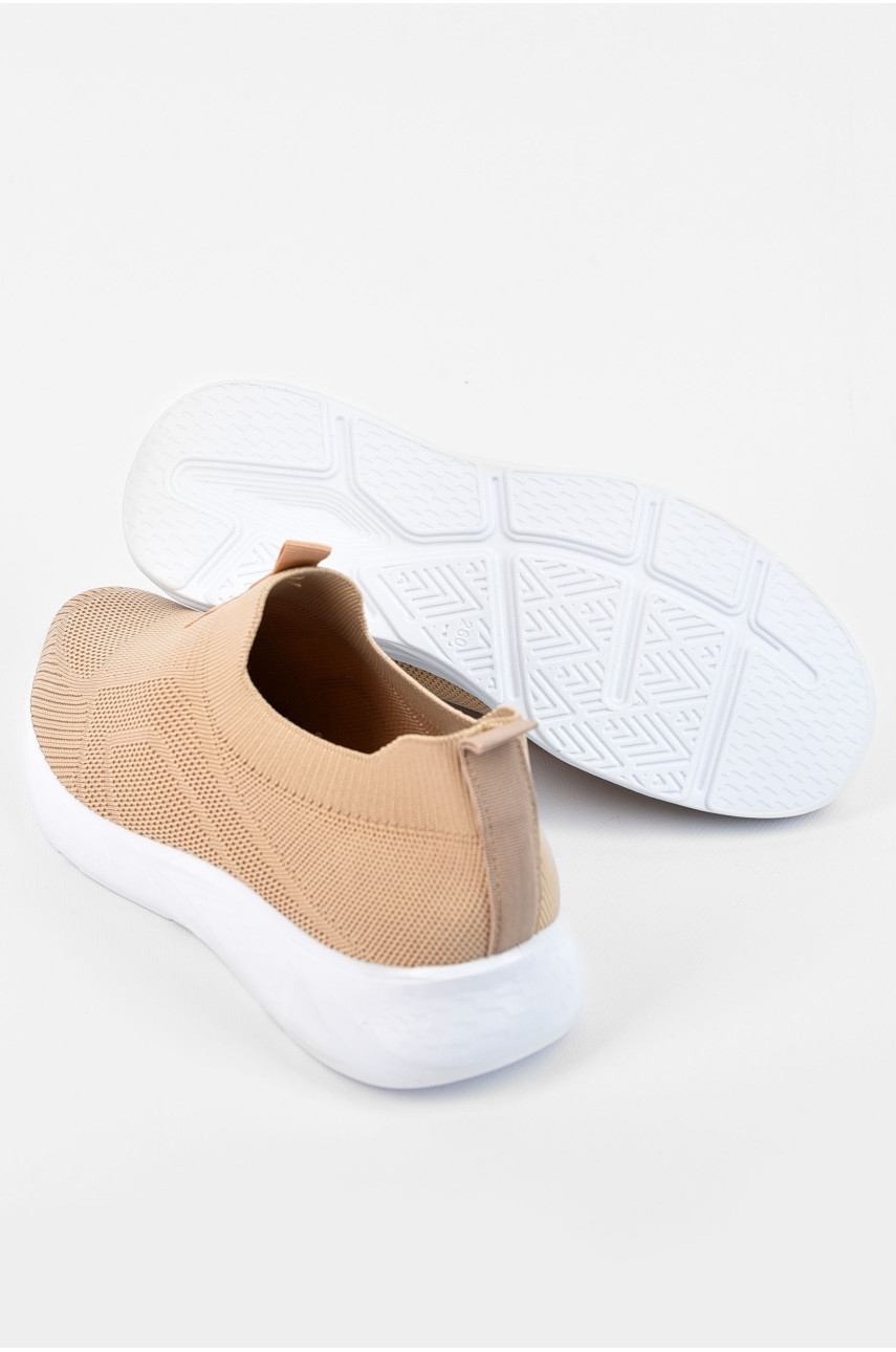 Кросівки чоловічі бежевого кольору текстиль м2070 197160