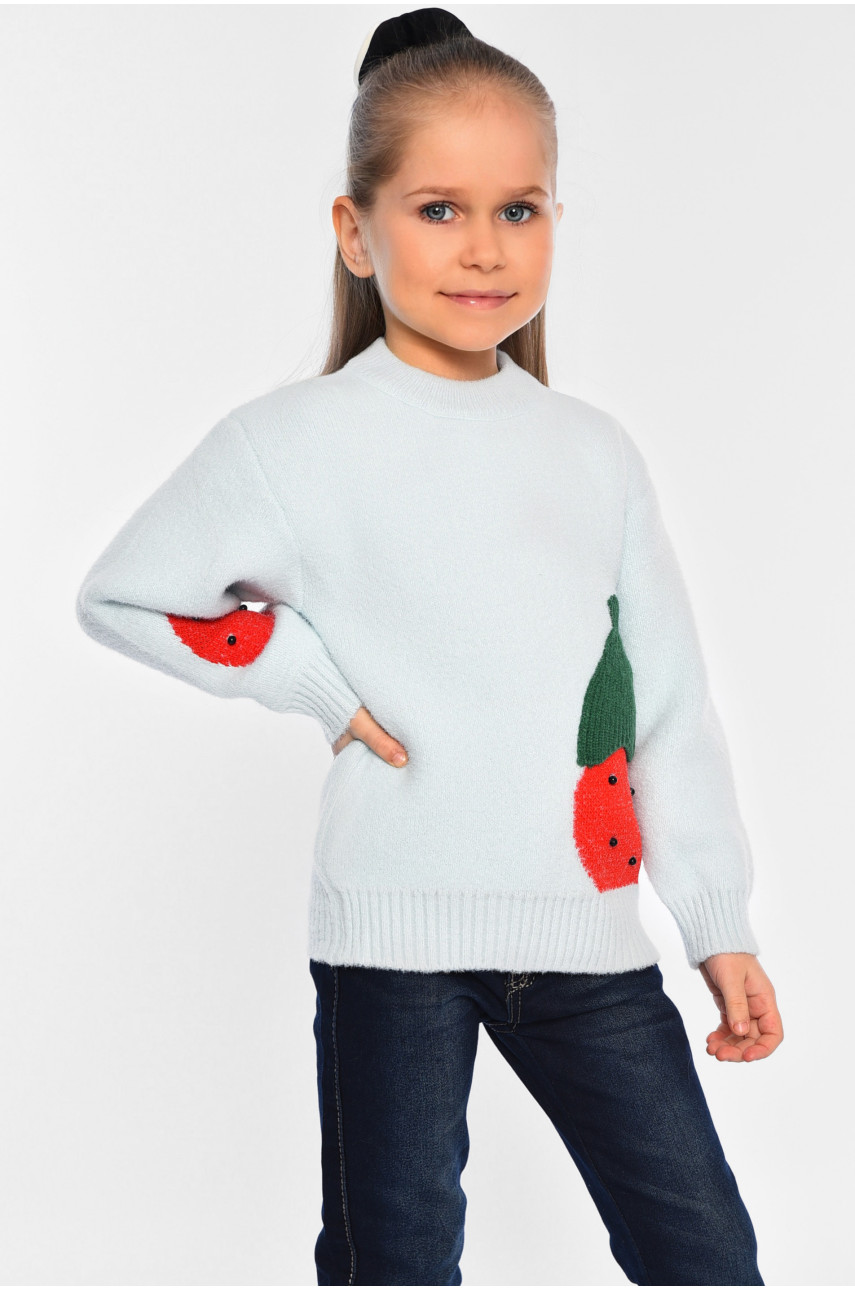 Светр дитячий для дівчинки блакитного кольору а117 197168
