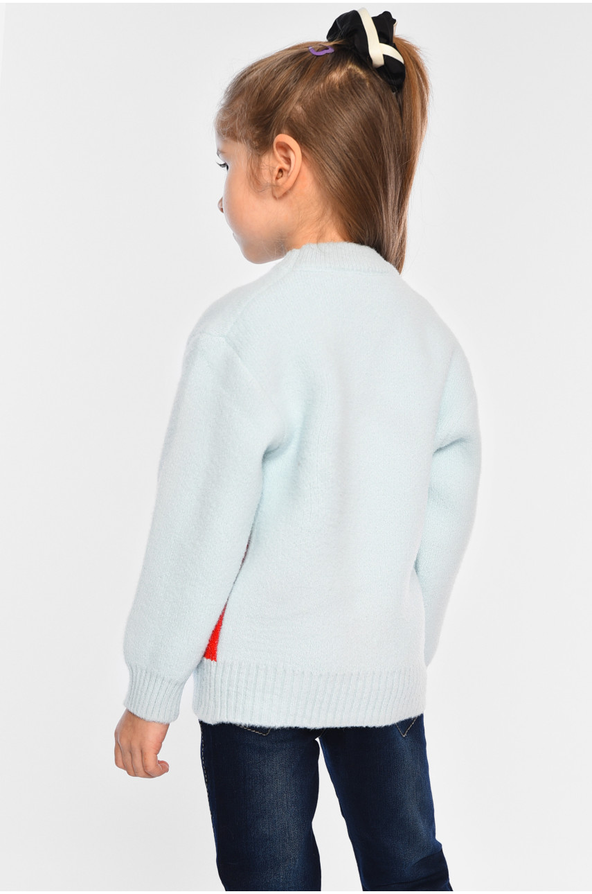 Светр дитячий для дівчинки блакитного кольору а117 197168