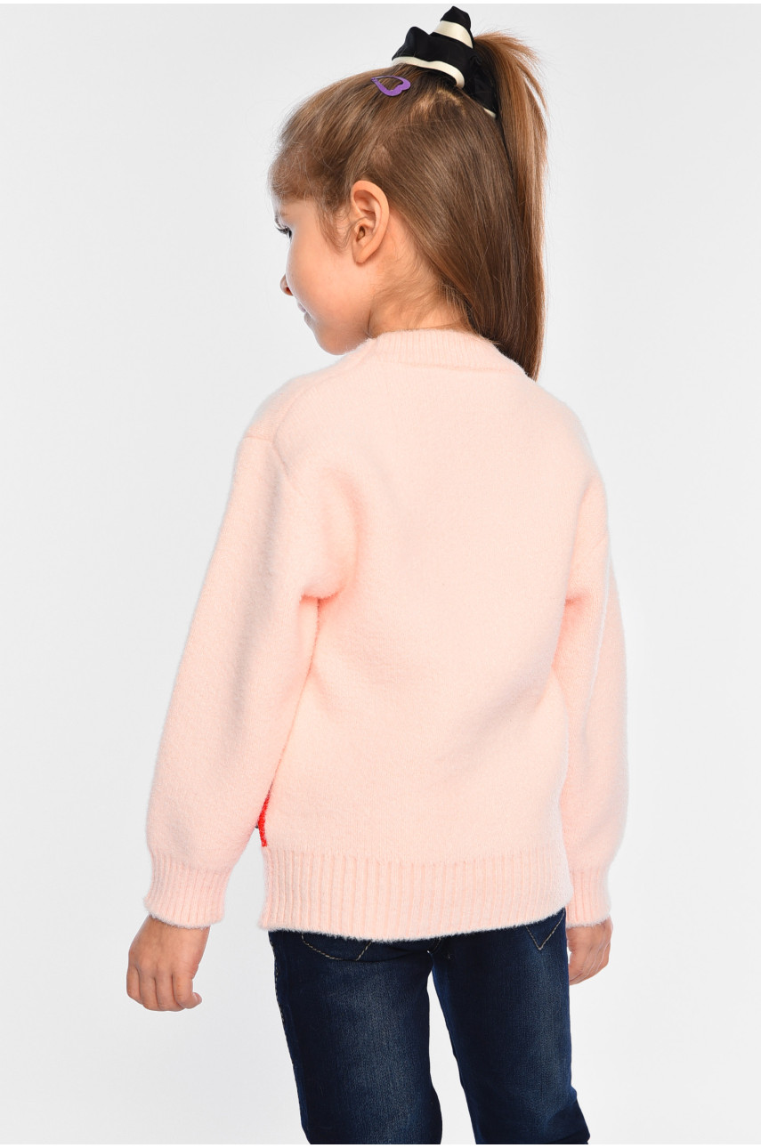 Светр дитячий для дівчинки пудрового кольору а117 197169