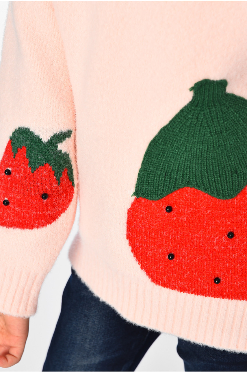 Светр дитячий для дівчинки пудрового кольору а117 197169