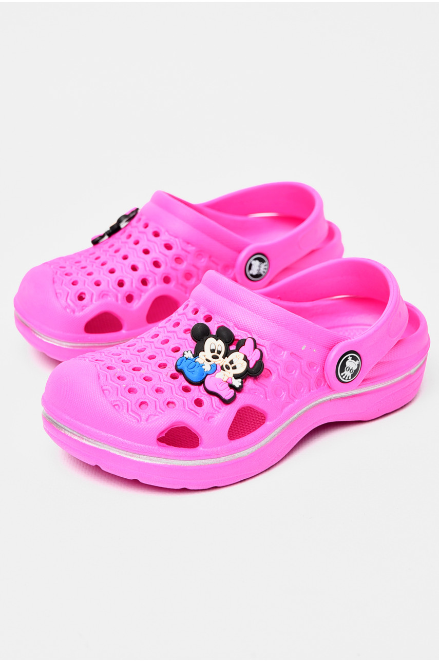 Крокси дитячі рожевого кольору 777 197186