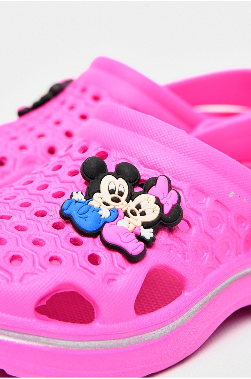 Крокси дитячі рожевого кольору 777 197186