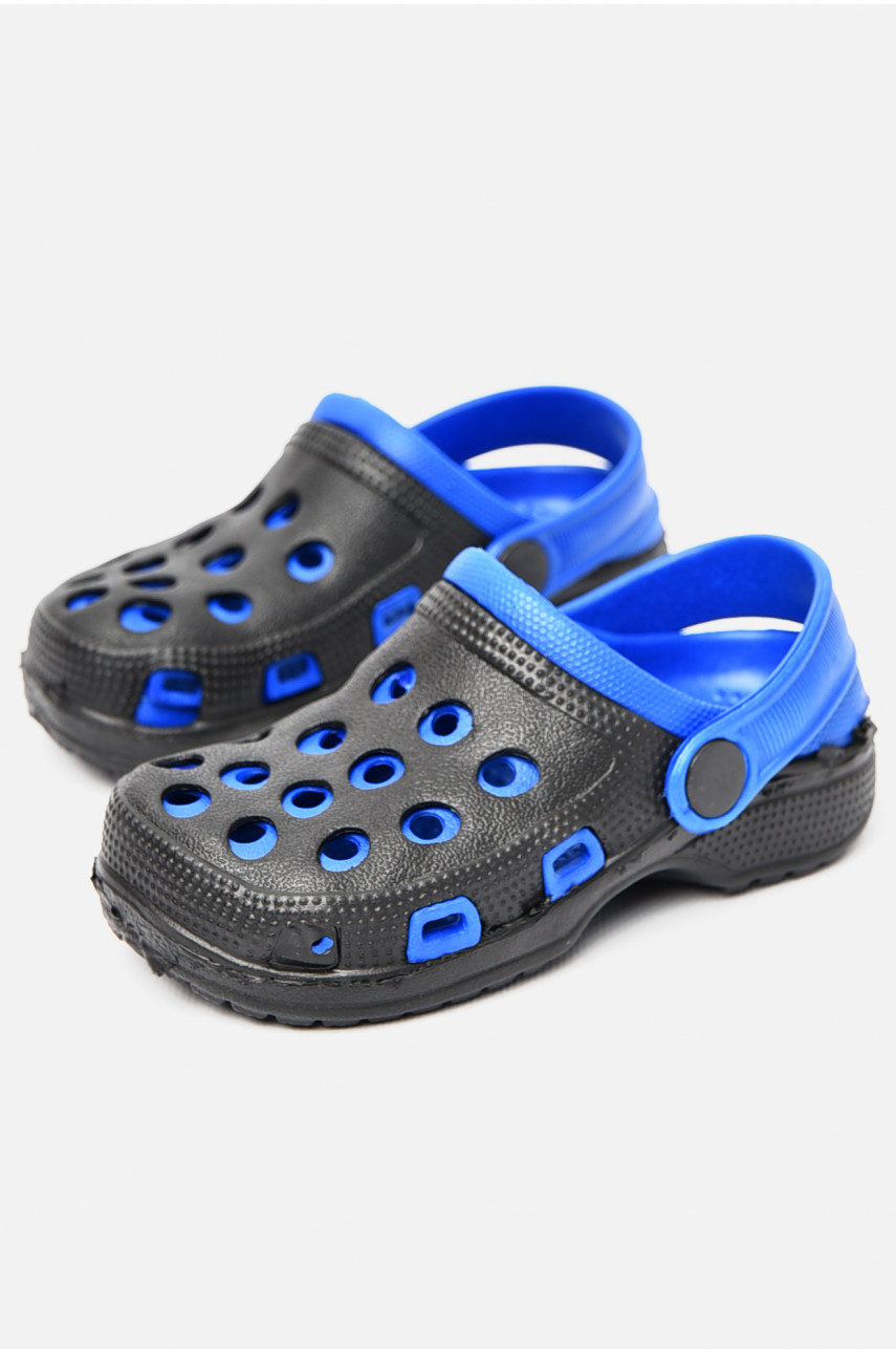 Крокси дитячі чорно-синього кольору Н-7 197192