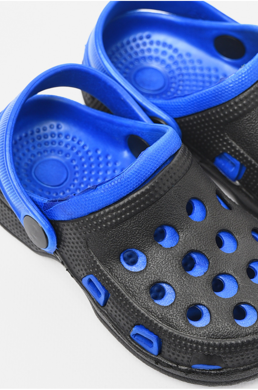 Крокси дитячі чорно-синього кольору Н-7 197192