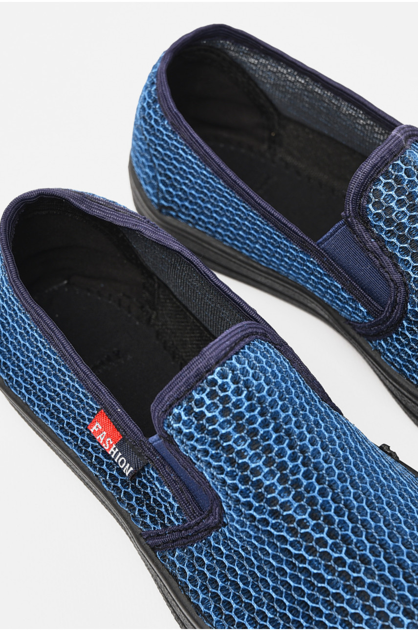Сліпони чоловічі синього кольору 042 197208