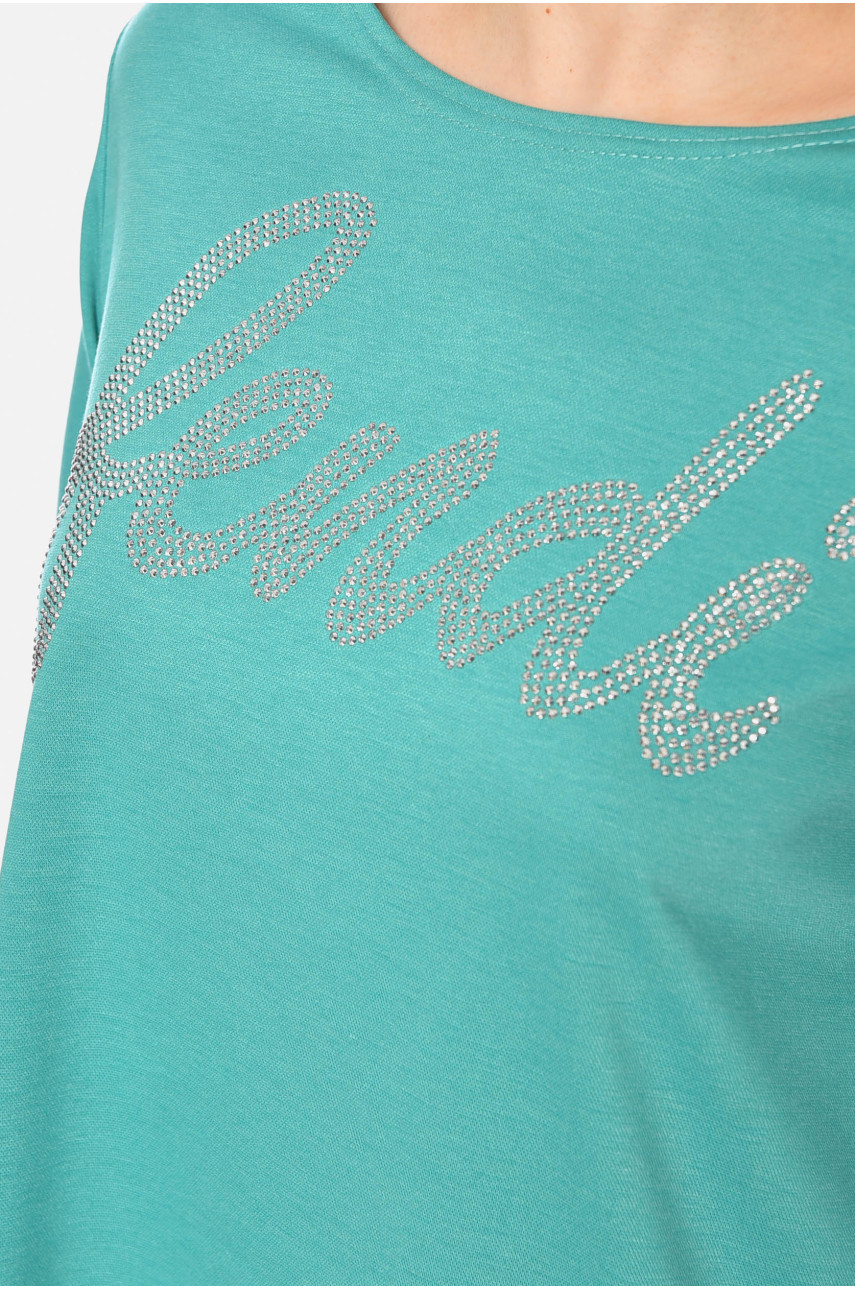 Туника женская бирюзового цвета 7000 197234 Туника женская бирюзового цвета 7000 197234