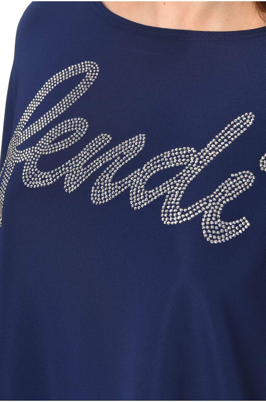 Туника женская тёмно-синего цвета 7000 197236 Туника женская тёмно-синего цвета 7000 197236
