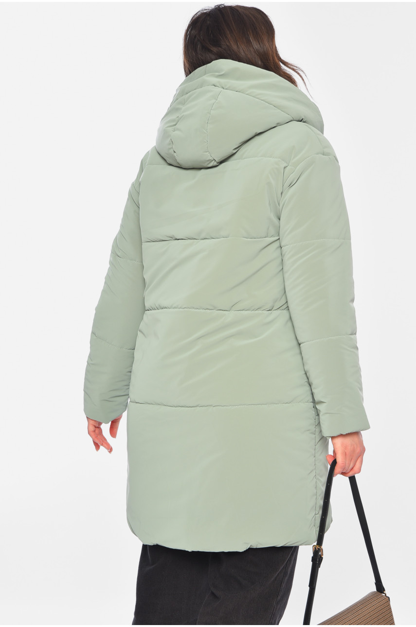 Куртка жіноча демісезонна м'ятного кольору 341-1 197237
