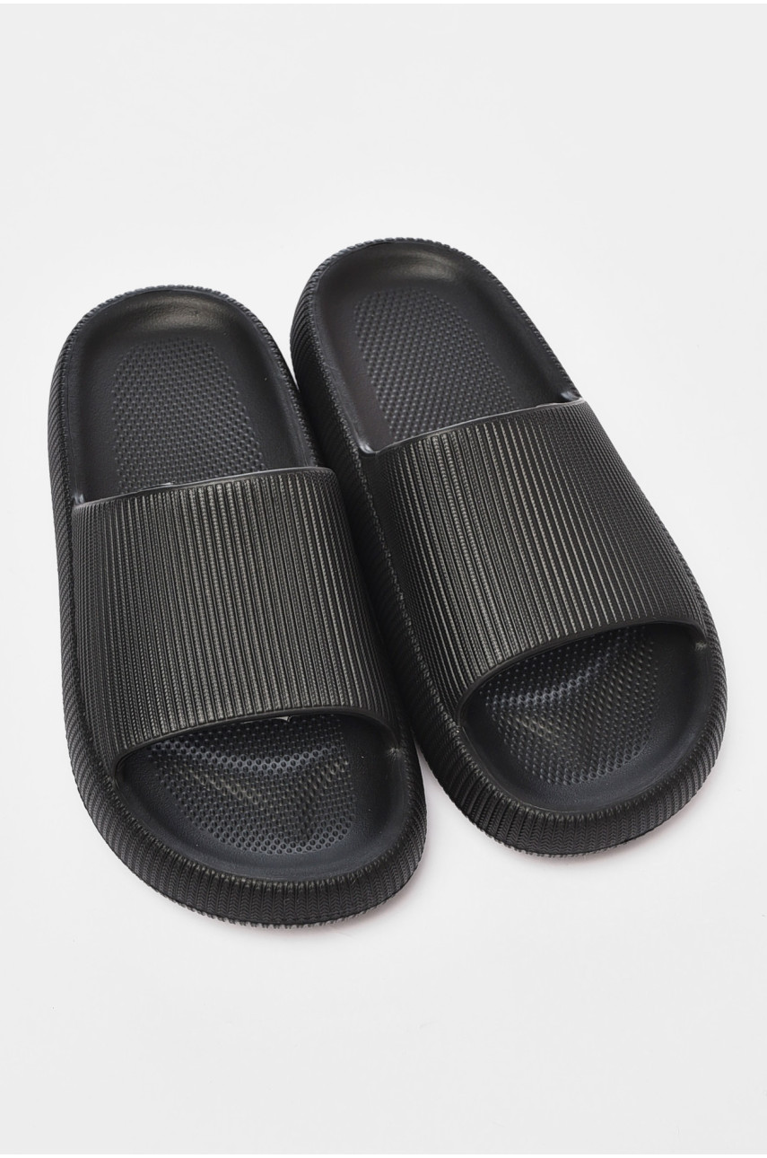 Шльопанці піна жіночі чорного кольору с-88 197245