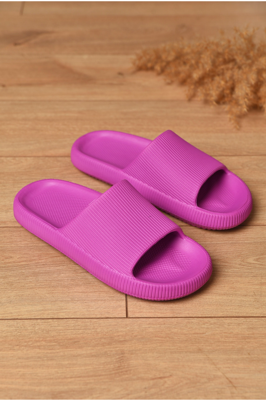Шльопанці піна жіночі кольору фуксії с-88 197252