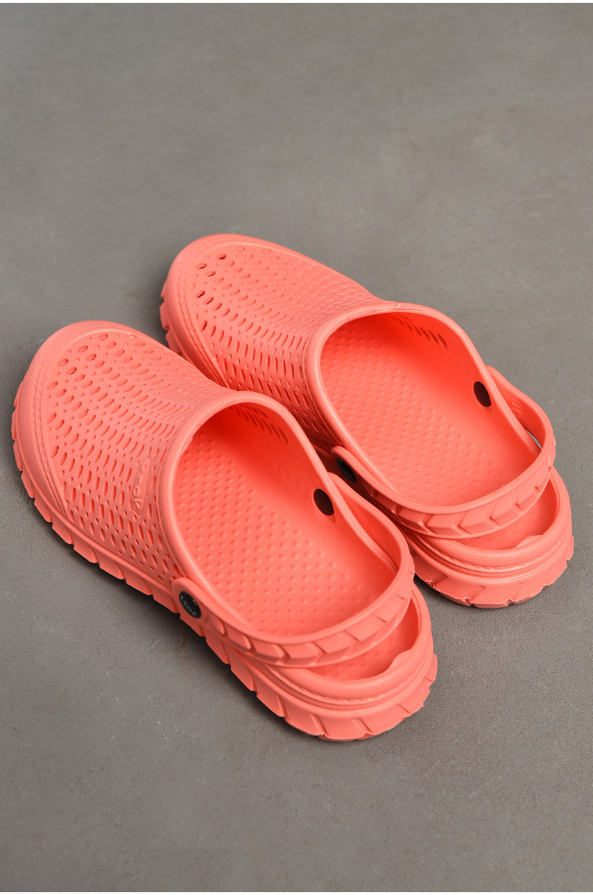 Крокси жіночі персикового кольору с62 197255