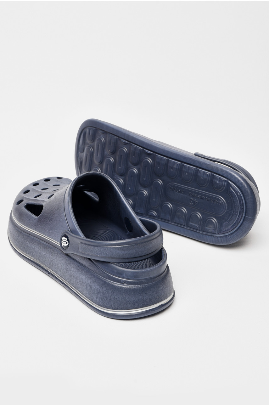 Кроксы мужские темно-синего цвета 252 197265