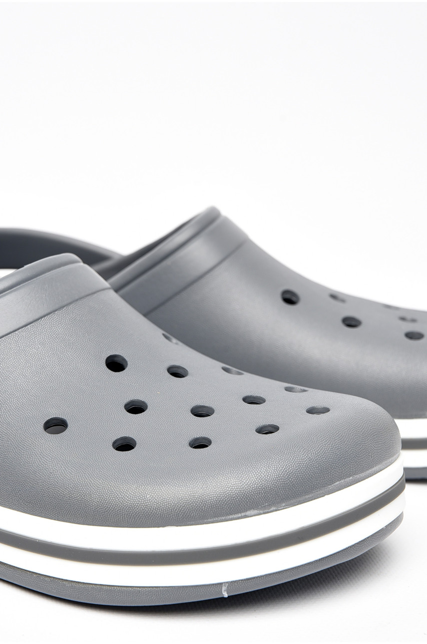 Кроксы мужские серого цвета 520 197266