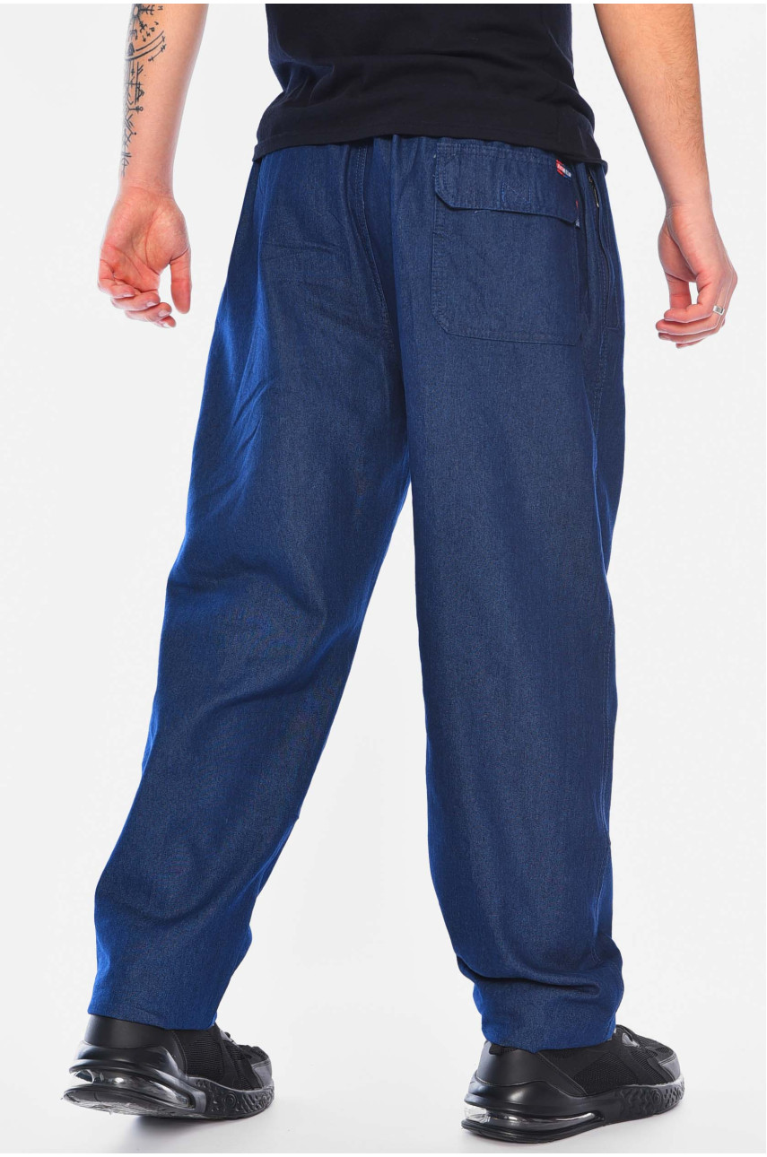 Джинсы мужские батальные синего цвета 197273