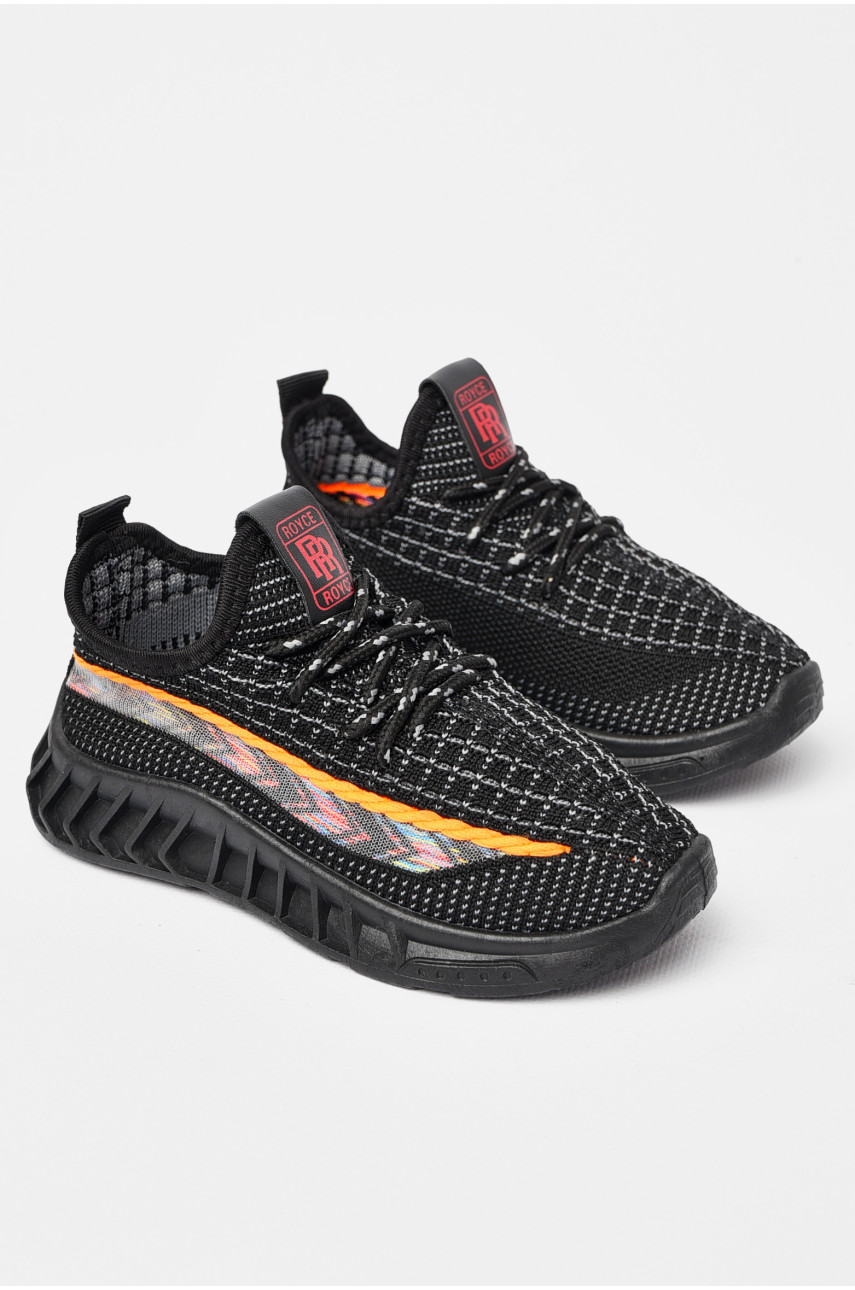 Кроссовки детские для мальчика текстильные черного цвета Х3-1 197292