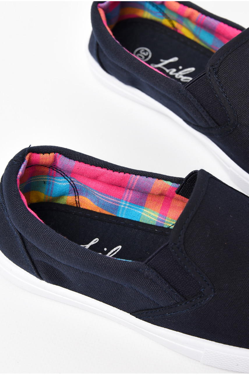 Мокасини дитячі темно-синього кольору ZHP-1 197313