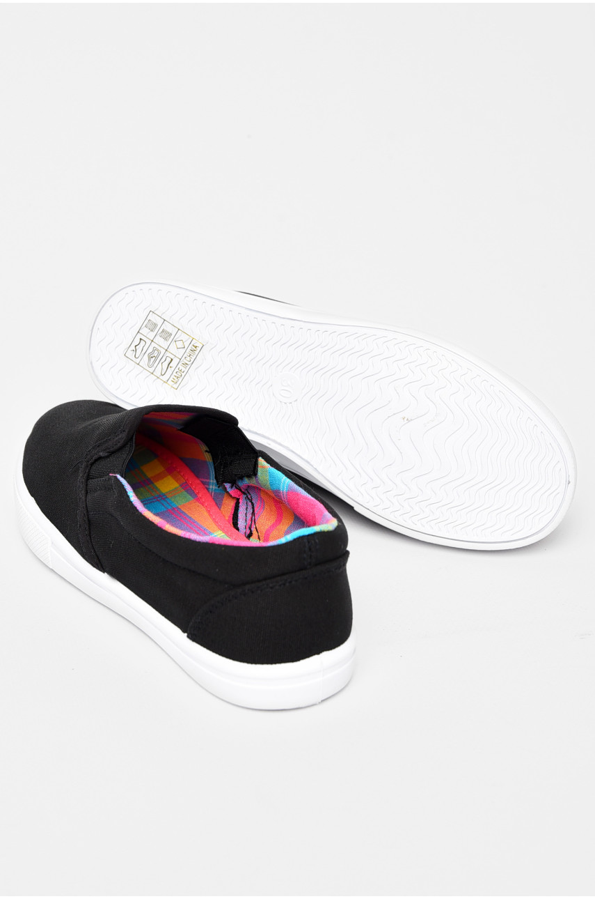 Мокасини дитячі чорного кольору ZHP-1 197314