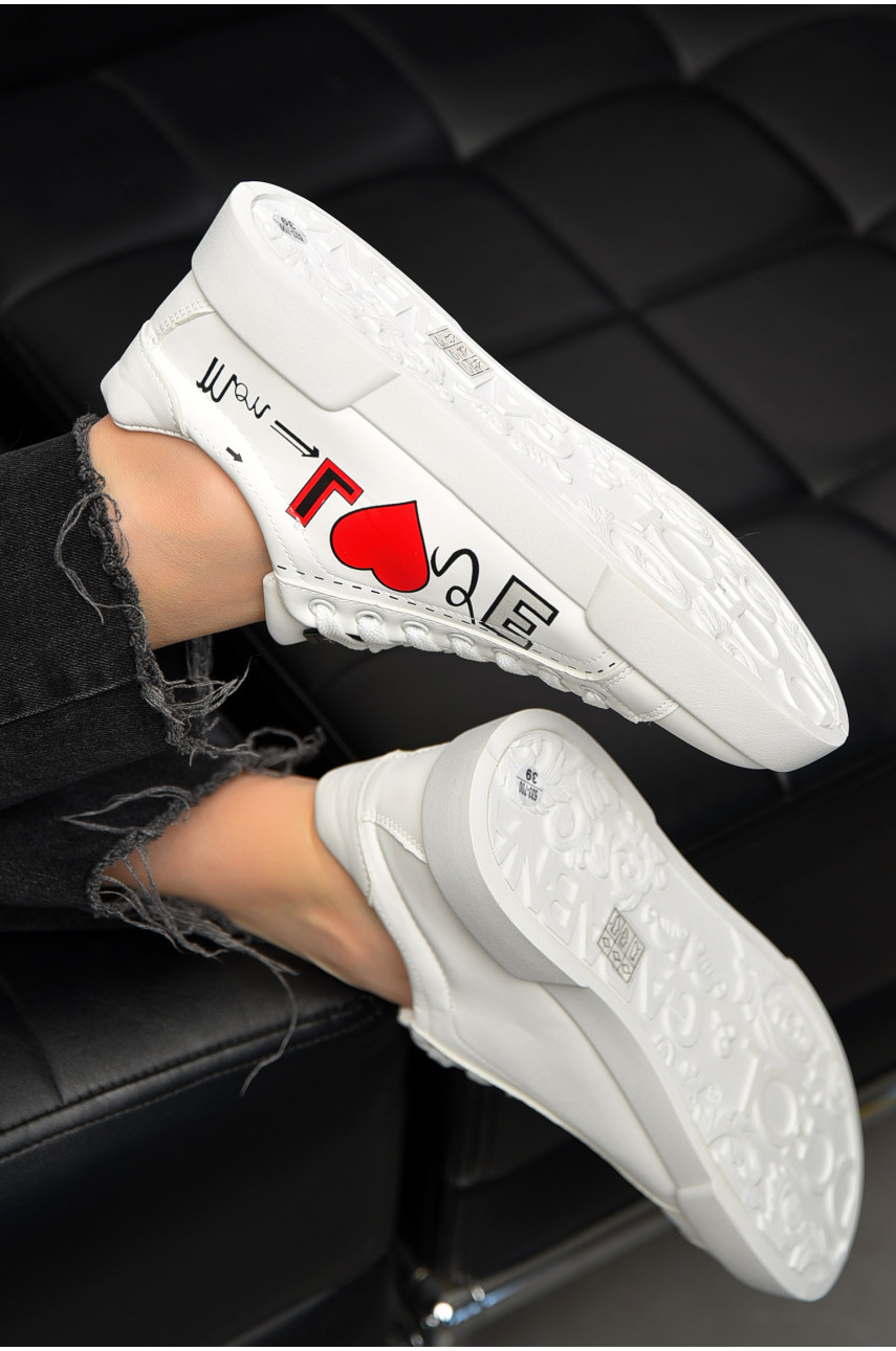 Кросівки жіночі білого кольору 533-700 197398