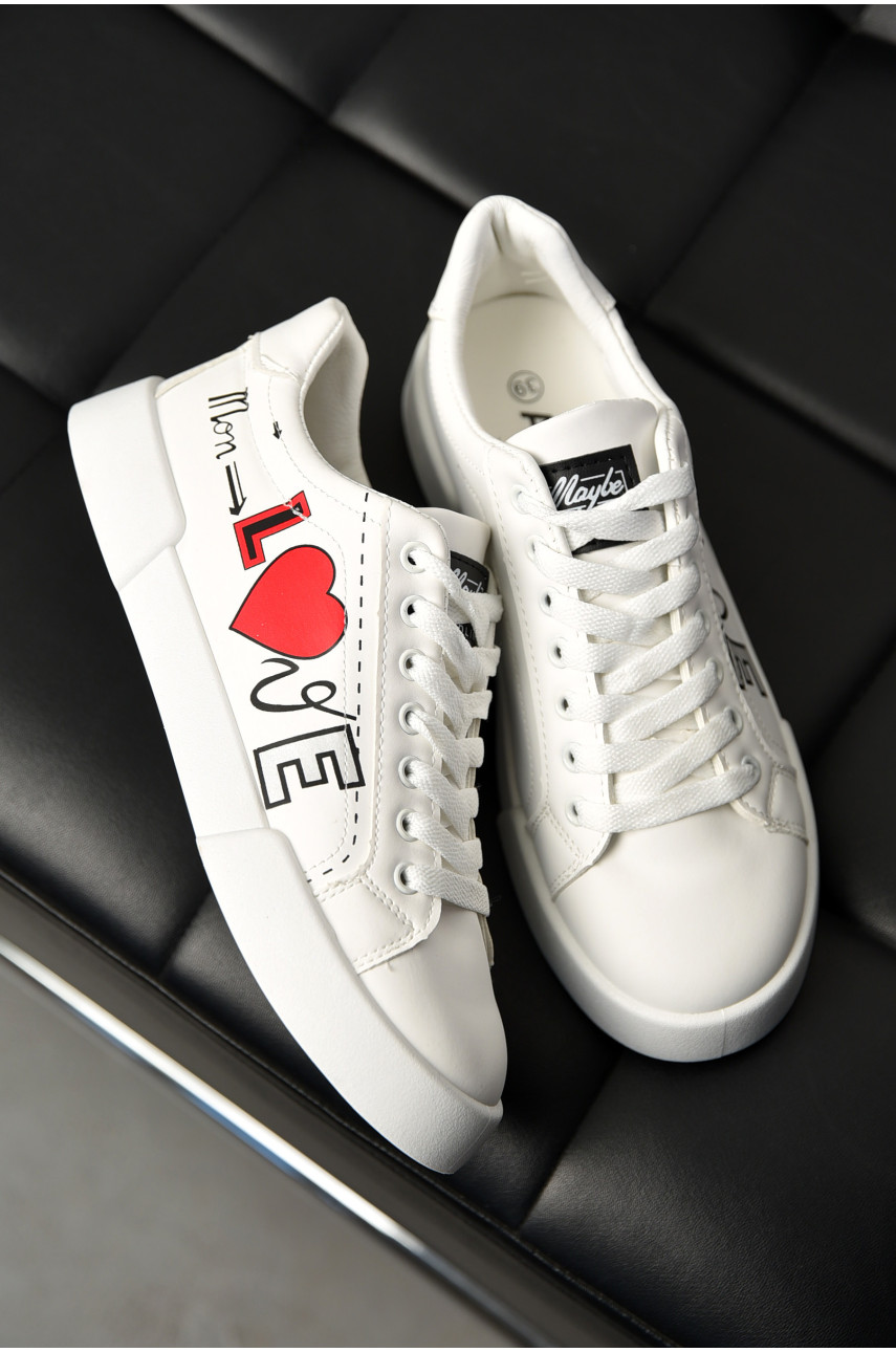 Кросівки жіночі білого кольору 533-700 197398