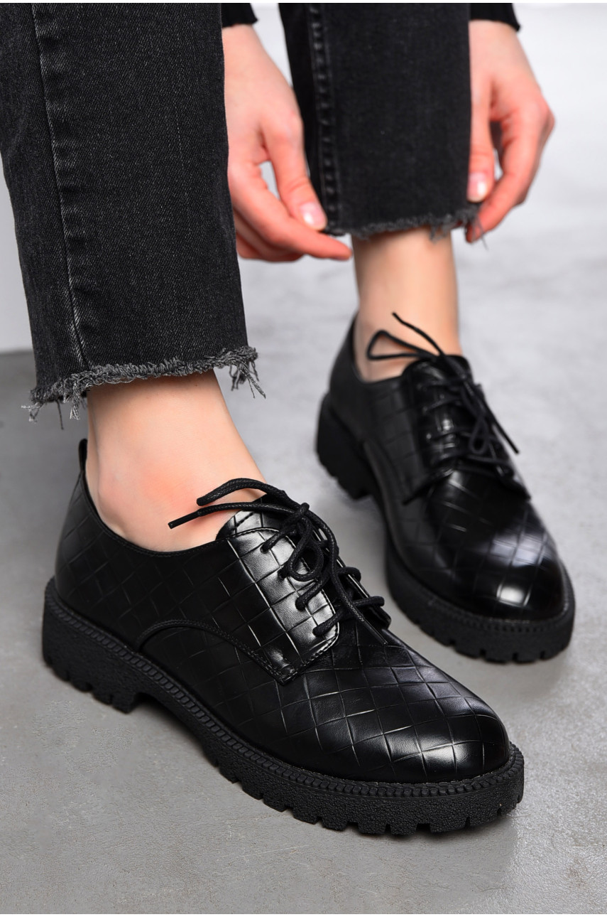 Лофери жіночі чорного кольору X186-3 197428 Лофери жіночі чорного кольору X186-3 197428