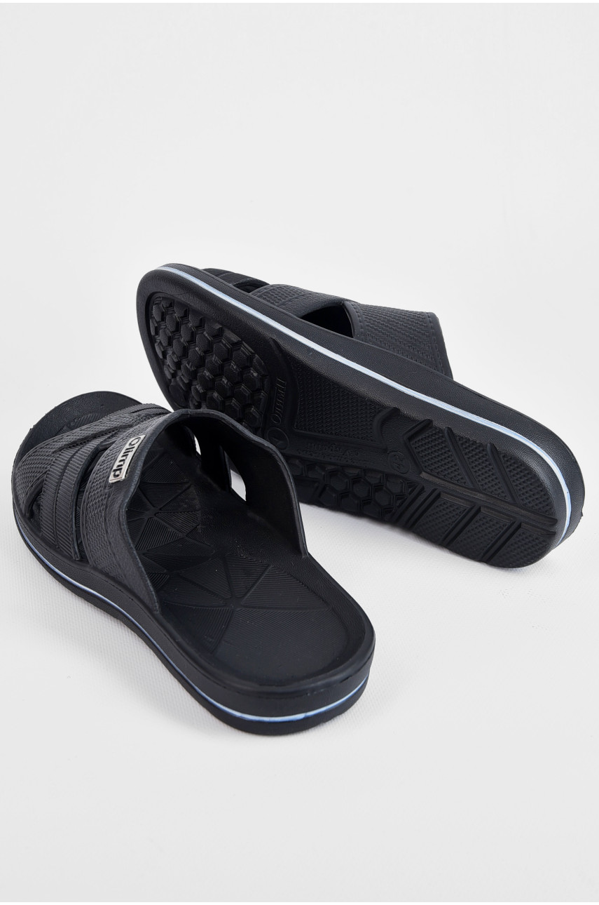Шльопанці чоловічі піна чорного кольору м204 197464 Шльопанці чоловічі піна чорного кольору м204 197464
