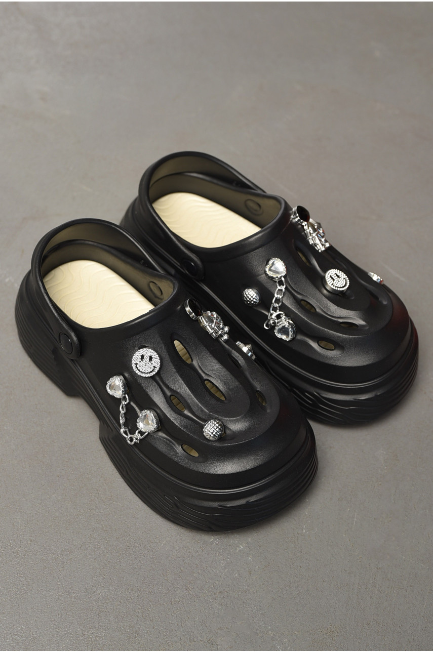 Крокси жіночі чорного кольору н30 197468