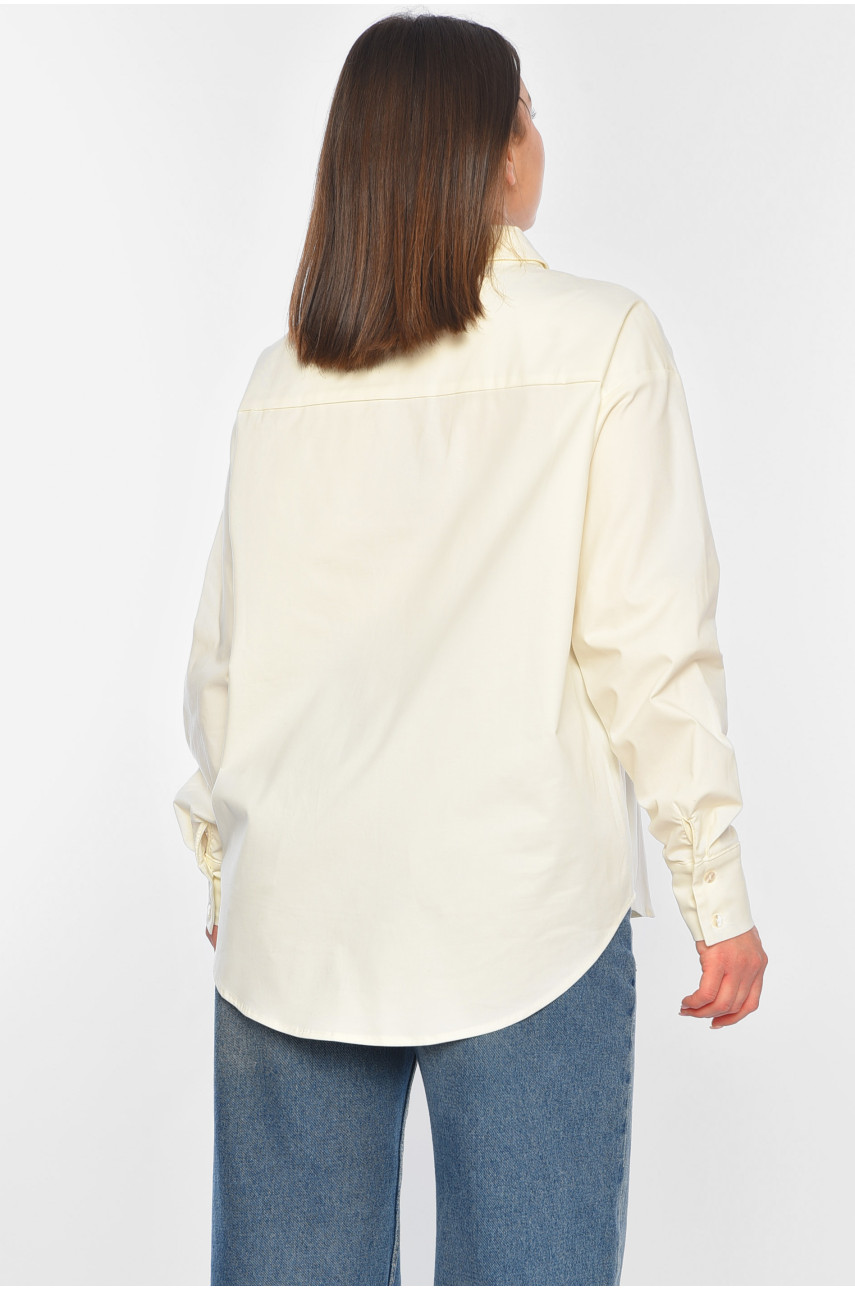 Рубашка женская молочного цвета 3622 197480 Рубашка женская молочного цвета 3622 197480