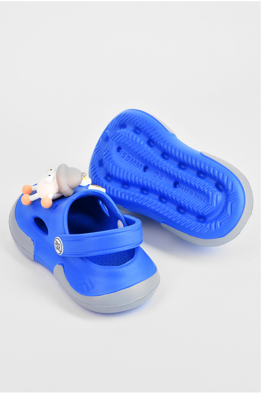 Крокси дитячі для дівчинки cинього кольору а60 197486