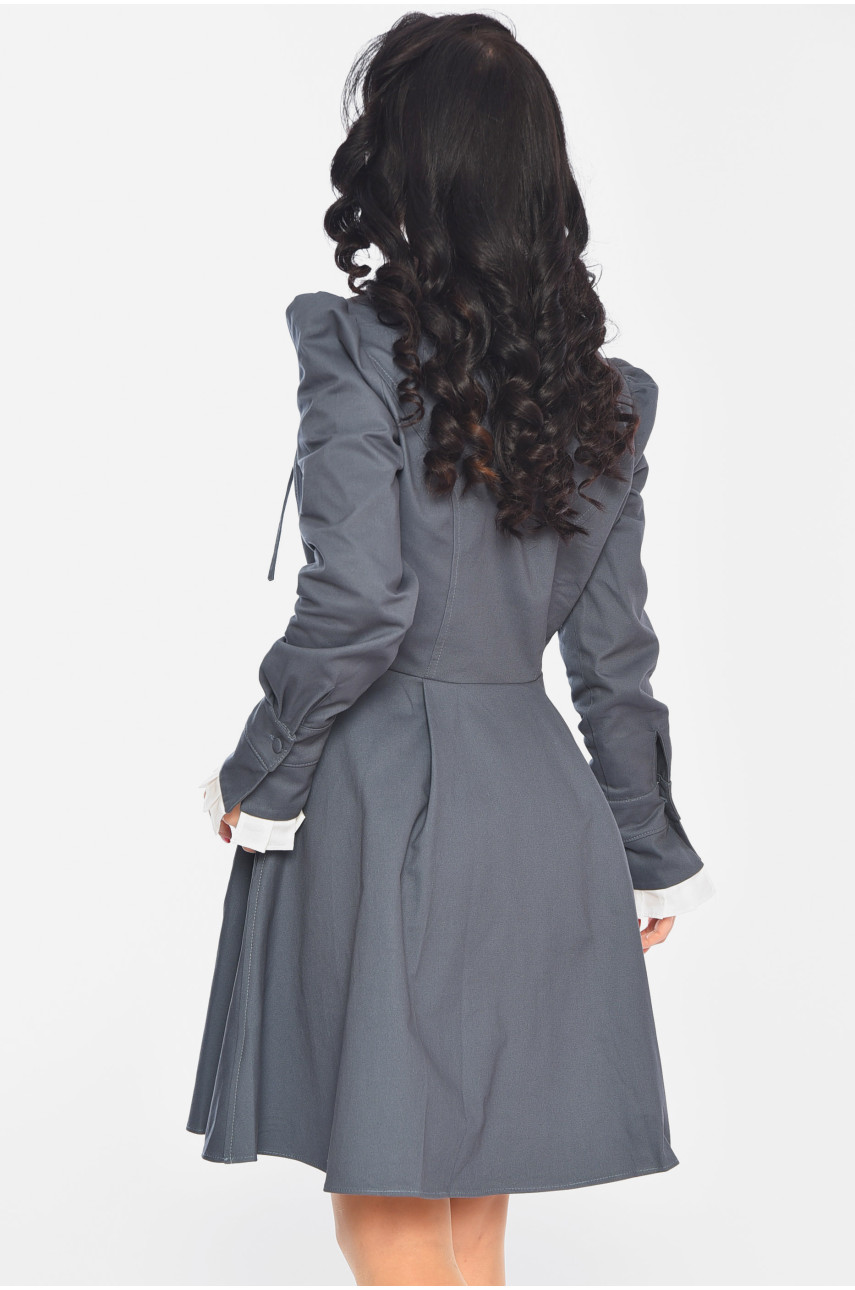 Платье женское серого цвета 3934 197495