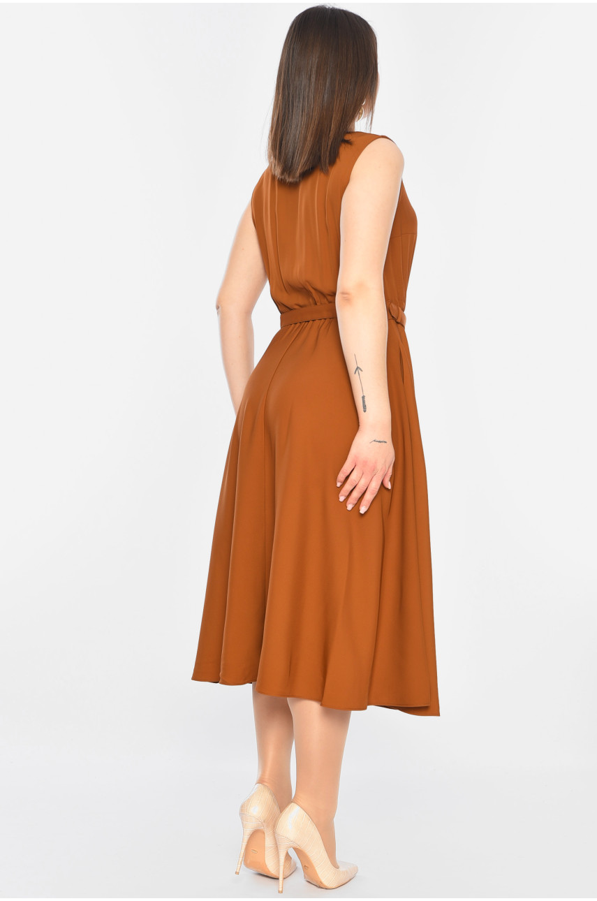 Платье женское коричневого цвета 3847 197500