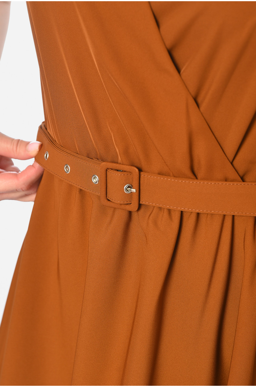 Платье женское коричневого цвета 3847 197500