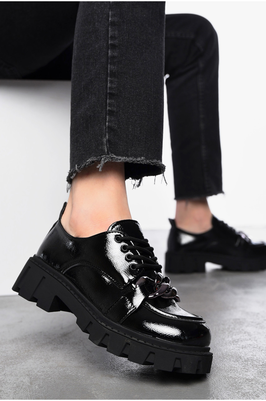 Лофери жіночі чорного кольору Y81-1 197539 Лофери жіночі чорного кольору Y81-1 197539