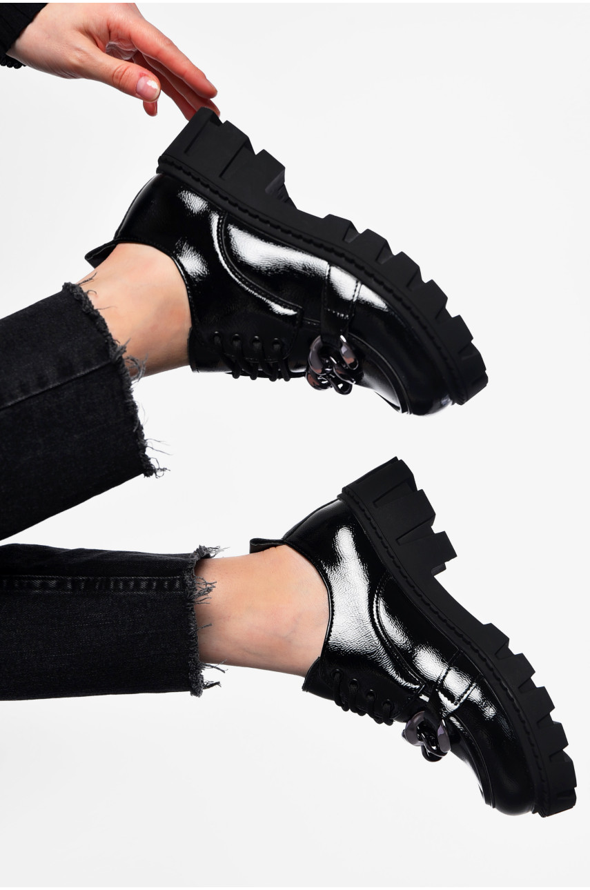 Лофери жіночі чорного кольору Y81-1 197539 Лофери жіночі чорного кольору Y81-1 197539